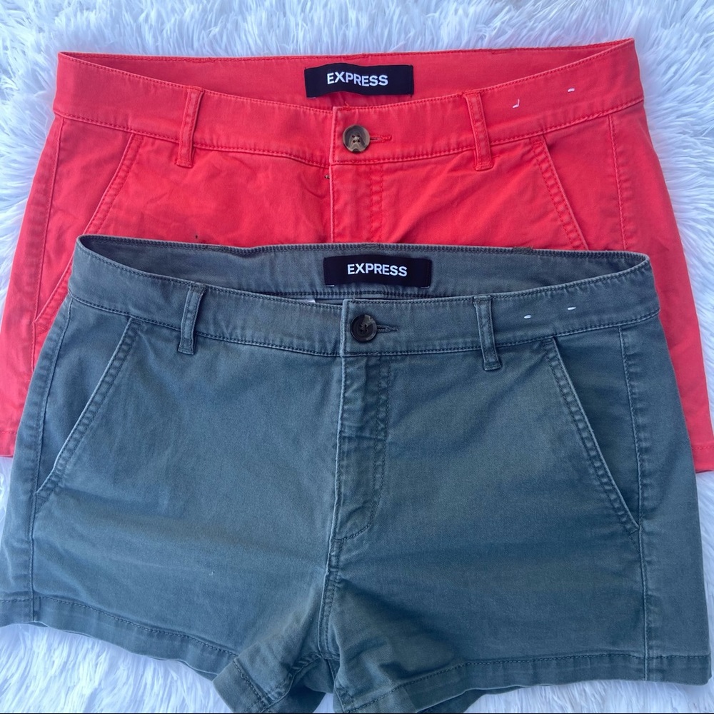 SOLD!! ❣️❣️ EXPRESS SHORTIE TWILL SHORTS BUNDLE